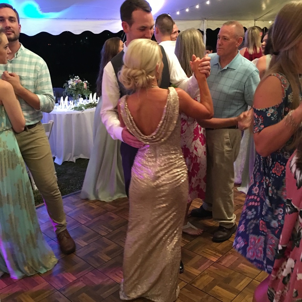 Gold Sequin Dress - Picture 4 of 4
